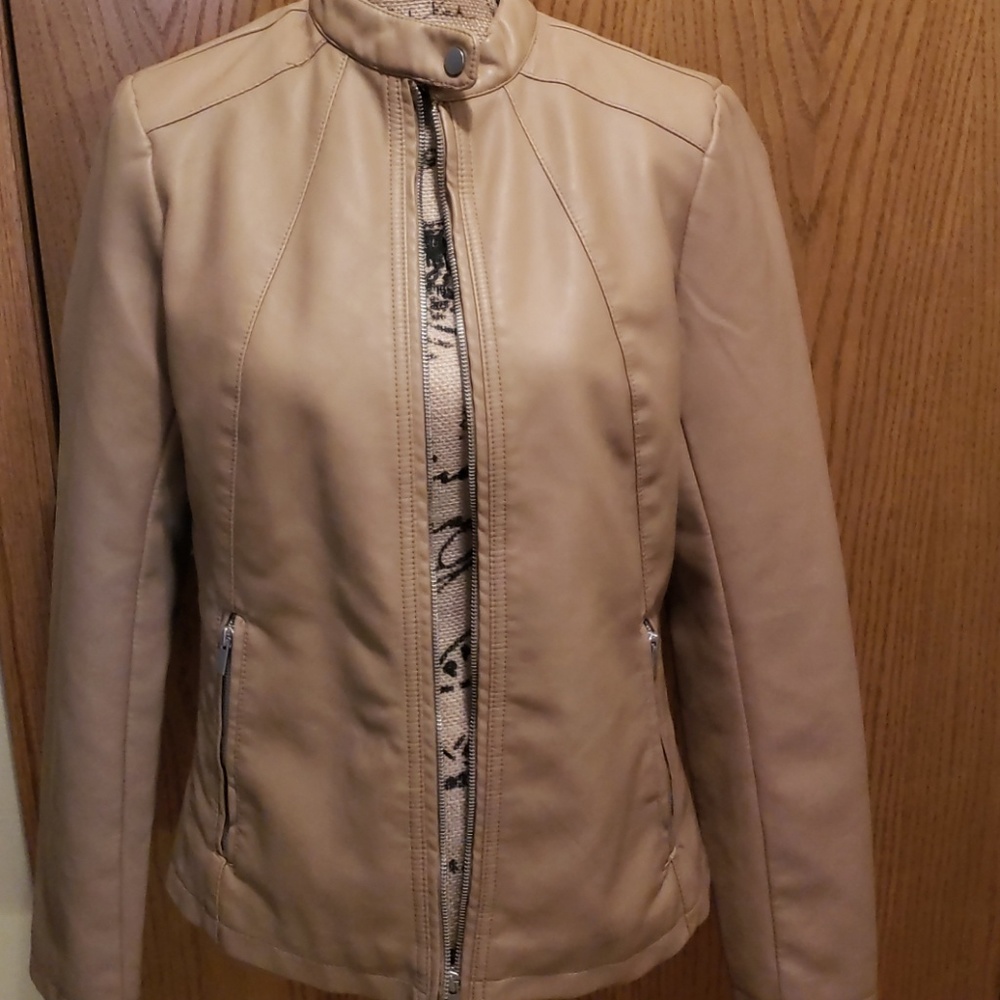 Ana faux leather coat